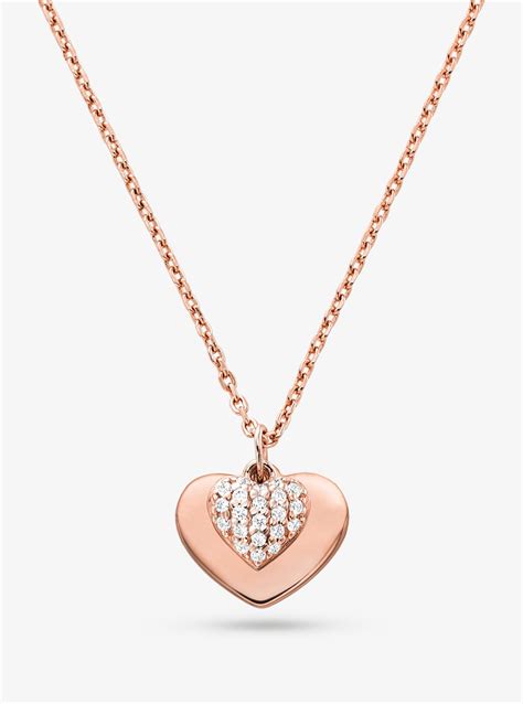 michael kors pave necklace|Pavé Precious Metal.